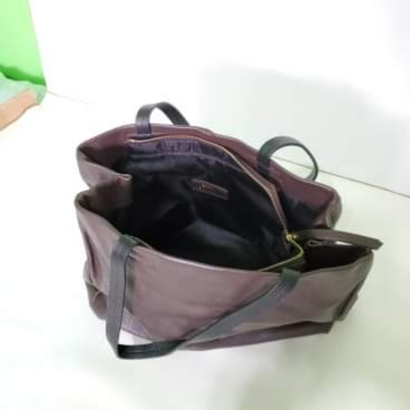 Studio Pollini Dark brown leather tote bag - Picture 7 of 8